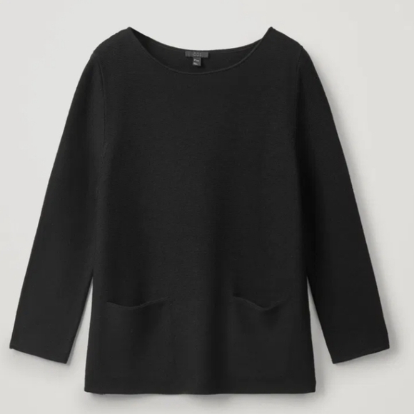 COS Sweaters - COS A Line Slit Pocket Merino Wool Sweater Size S